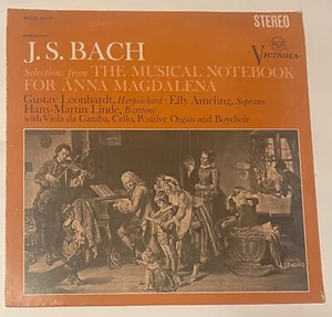SEALED Leonhardt Ameling BACH Musical Notebook For Anna Magdalena VICS 1317 - Foto 1 di 2