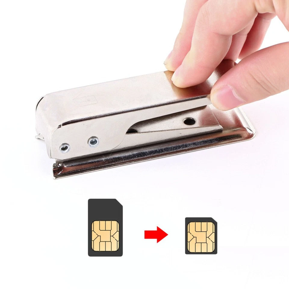 Micro SIM Karte zu Nano SIM Cut Cutter für iPhone 5 5s 5C 6 Neueste  - Bild 1 von 3