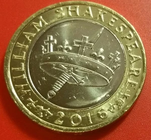 William Shakespeare Histories 2016 Stempelglanz £2 Münze - Bild 1 von 2