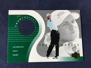 S3-75 GOLF CARD - SERGIO GARCIA - TOUR THREADS - 2001 UPPER DECK - TT-SG - Picture 1 of 2