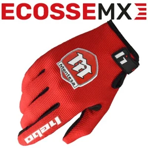 NUEVOS Guantes Rojos Hebo Oficial Clásico Montesa II Pruebas Talla Mediana Pruebas Reino Unido - Imagen 1 de 7