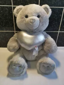 Build A Bear 25th Celebration Collection Silber Teddy holografisch sprechend - Bild 1 von 18