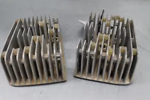 Nice 1970 Yamaha DS6 250 Right & Left Cylinder Heads - Picture 1 of 4