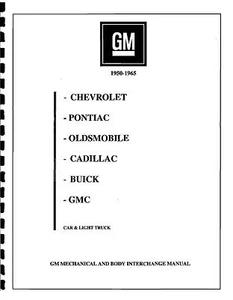 CHEV CORVETTE PART INTERCHANGE MANUAL 53 54 55 56 57 58 59 60 61 62 63 64 65 - Bild 1 von 1