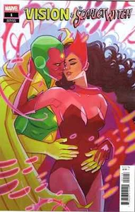 Cubierta variante The Vision and the Scarlet Witch (2025) #1 casi nueva Sauvage 1:25 - Imagen 1 de 1