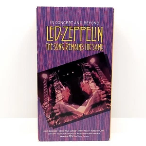 Led Zeppelin The Song Remains the Same VHS Warner Home Video 1976 Jimmy Page - Imagen 1 de 7
