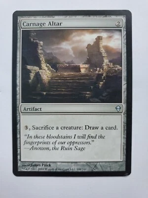 MTG Magic The Gathering Card Carnage Altar Artifact Zendikar  - Image 1 of 2