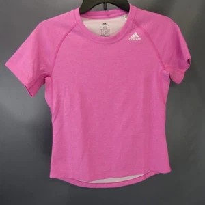 Camiseta Adidas Aeroready Para Mujer Talla XS Rosa Jaspeado Extra Pequeña Tecnología Atlética - Imagen 1 de 9