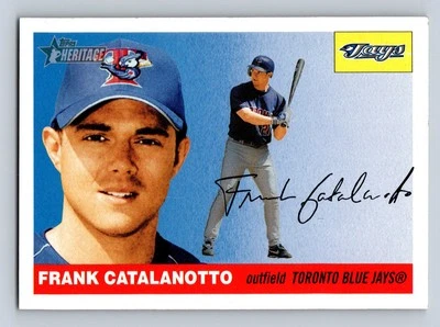 2004 Topps Heritage #52 Frank Catalanotto Toronto Blue Jays - NM/MT - Image 1 of 2