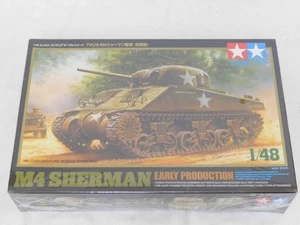 1/48 Tamiya WWII US Army M4 Sherman Medium Tank Early Prod Plastic Model Kit NEW - Picture 1 of 1