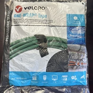 Velcro One Wrap Velcro 25 Yards x 3/4" Black 31086 Genuine Lot of 10 - Picture 1 of 4