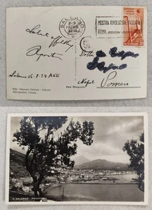 regno 1934 mondiali calcio 20 l targhetta mostra rivoluzione cartolina salerno - Foto 1 di 15