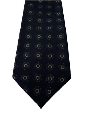 Andhurst Men’s Navy Blue W/Pattern  Tie 100% Pure Imported Silk Made In USA - Image 1 of 3