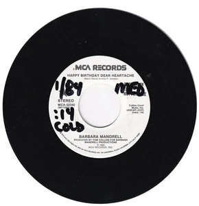 Barbara Mandrell. Happy Birthday Dear Heartache (both sides) 45 rpm - Imagen 1 de 1