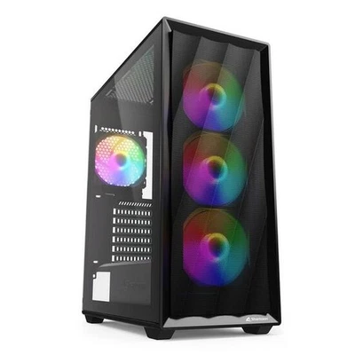 Sharkoon PC-Gehäuse VK4 Rainbow ATX Midi-Tower schwarz - Bild 1 von 4