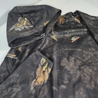 Mossy Oak Mens Hoodie Neck Gaiter 3XL Eclipse Premium Warming Moisture Wicking - Image 1 of 4