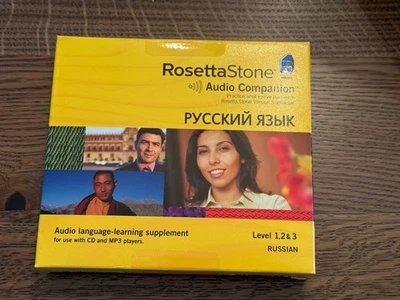 Rosetta Stone Version 3 Audio Companion Russian Level 1,2 & 3 Sealed CDs - Image 1 of 3