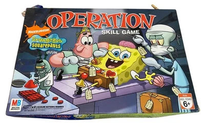 Spongebob Square Pants Operation Board Game Complete 2007 - Image 1 of 4