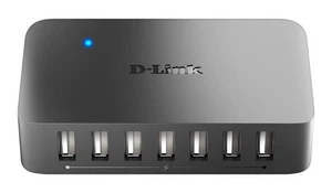 D-Link 7-Port Hi-Speed Usb 2.0 Hub NEW - Picture 1 of 4