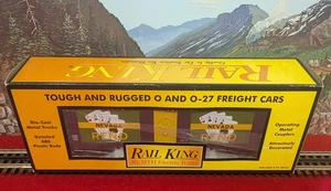 RAIL KING MTH O RENO NEVADA 40' WINDOW BOX CAR W/MONEY 30-74400 - Picture 1 of 3