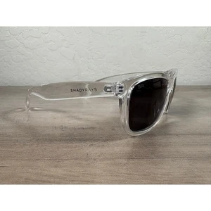 ShadyRays - Rayos sombríos - Gafas de sol con montura transparente - Lentes negras - Usadas en excelente estado - Imagen 1 de 4