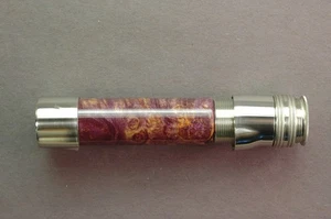 ASIENTO CARRETE FLY ROD Teñido Arce Burl 11363 Screwlock Níquel Plata 0.375" Diámetro - Imagen 1 de 8