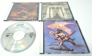 4 CD's Judas Priest Sad Wings of Destiny Rocka Rolla Point of Entry Sin after - Bild 1 von 5