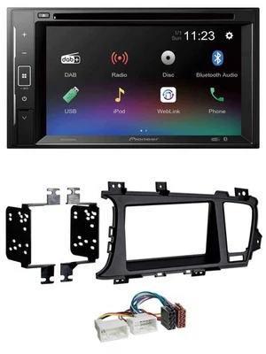 Pioneer Bluetooth MP3 USB 2DIN DAB DVD Autoradio für Kia Optima (ab 2012) - Bild 1 von 4