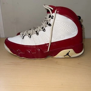 Air Jordan 9 Retro 302370-160 White Gym Red Shoes Mens Size 9 - Picture 1 of 8