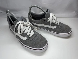 Scarpe Vans donna taglia 7,5 grigio bianco basse skate erica maglia stringate casual - Foto 1 di 12