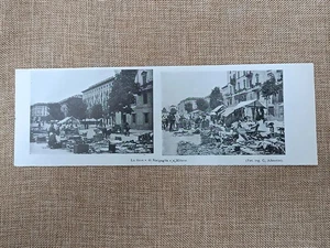 Die Messe von Sinigaglia in Mailand 1905. Flohmarkt um 1800 - Bild 1 von 1