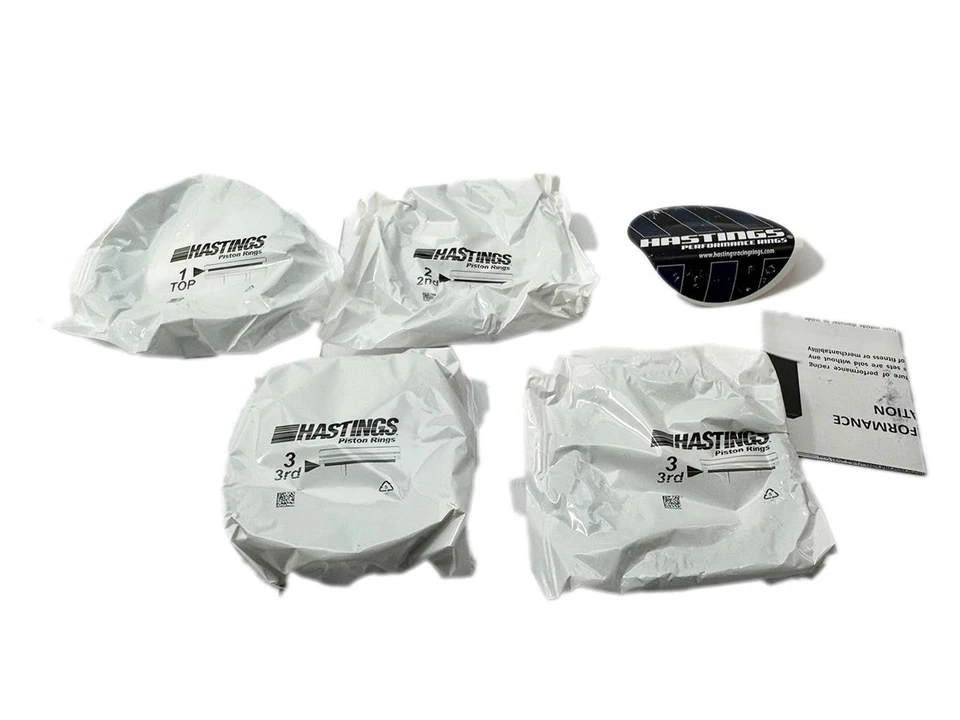 Conjunto de anéis de pistão Hastings C5532030 8 cilindros NOVO FRETE GRÁTIS RÁPIDO - Imagem 1 de 4