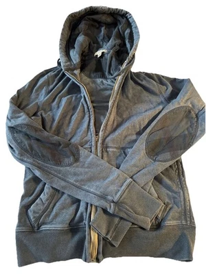 Burberry Brit Men’s Zip Up Hoodie Nova Check Hooded Sweatshirt Blue Size S - Image 1 of 4