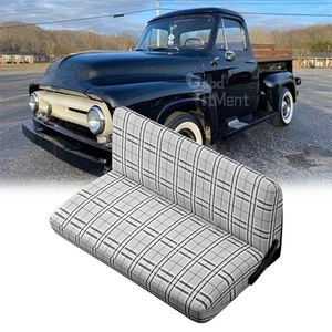 Cubierta de asiento de banco delantero de coche de tamaño completo gris manta de sillín para Ford F100 1953-1978 - Imagen 1 de 13