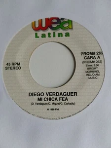 Diego Verdaguer Mi Chica Fea WEA  LATINA PROM# 262 VG+ #2006 - Picture 1 of 2