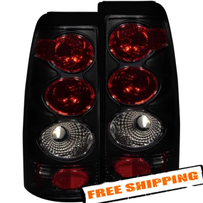 Luzes traseiras Anzo 211160 preto vermelho/fumaça euro para 99-02 Chevy Silverado 1500 - Imagem 1 de 3