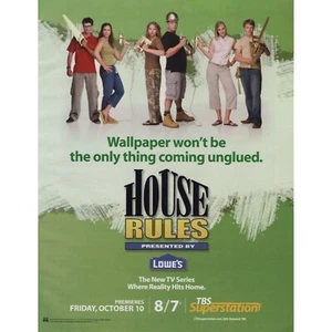 2003 House Rules TV Show Advertisement Lowe's Presented Reality Series - Picture 1 of 3