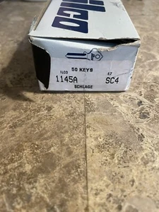 46 Stück ILCO 1145A SC4 Schlüsselrohlinge Neu Kostenloser Versand - Bild 1 von 7