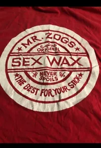 “Sex Wax” Mr. Zogs VINTAGE T-shirt L@@K! - Picture 1 of 4