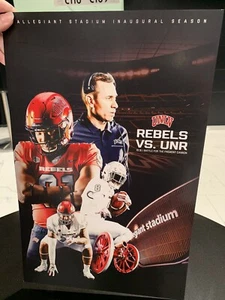 UNLV VS UNR FIRST ALLEGIANT STADIUM EVENT RAIDERS 10/31/20 POSTER - Picture 1 of 2