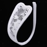 Women's Super Sexy Flower Pattern C-String Invisible Thong Underwear White 