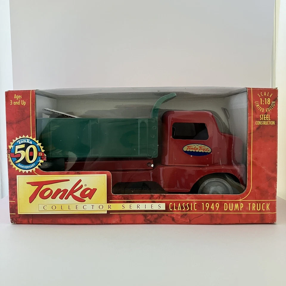 1997 Hasbro Tonka 50th Anniversary Classic 1949 Dump Truck Collector Series 1 18