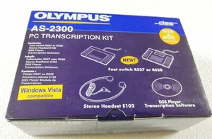 Olympus AS-2300 PC Transcription Kit - Win and Mac Compatible - Picture 1 of 3