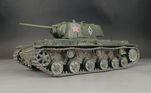 1/35 Built WWII Soviet Russia Red Army KV-1 Mod.1942 Heavy Tank Model - Picture 1 of 18
