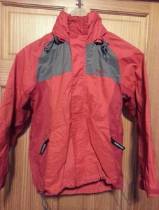 Norwegian Brand NORHEIM Red Kids 10 Years Windbreaker Jacket Lightweigt Trekking - Picture 1 of 12