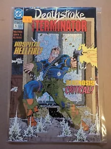 DC Comics Deathstroke the Terminator #5 (1991) 9.2 quasi nuovo - - Foto 1 di 1