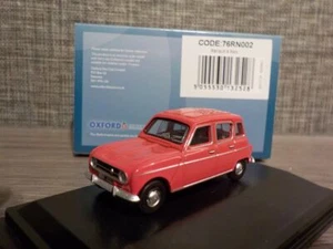 Renault 4 - Coches Modelo Rojo, Oxford Diecast 76RN002 - Imagen 1 de 4