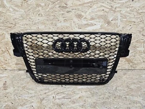 For Audi A5 B8 8K Sline S5 Grill 2007-2011 RS5 Style Front Grille w/Emblem Black - Picture 1 of 4