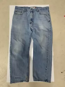Levi Strauss Co Light Blue Used Jeans W38 L29 B13 - Picture 1 of 2