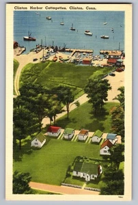 C.1940 CLINTON, CT CONNECTICUT HARBOR COTTAGETTES COTTAGE INN Postcard P47 - Picture 1 of 2